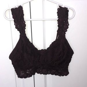 Aerie burgundy bralette